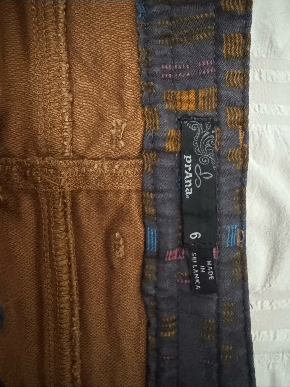 NWOT | Prana | Mini A-Line Nikit Skirt | Walnut | Size 6 - Picture 4 of 8